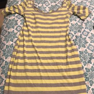 a light  green gray dress